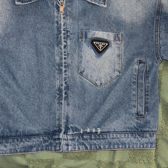 Prada Light Blue Denim Jacket - Picture 6 of 7